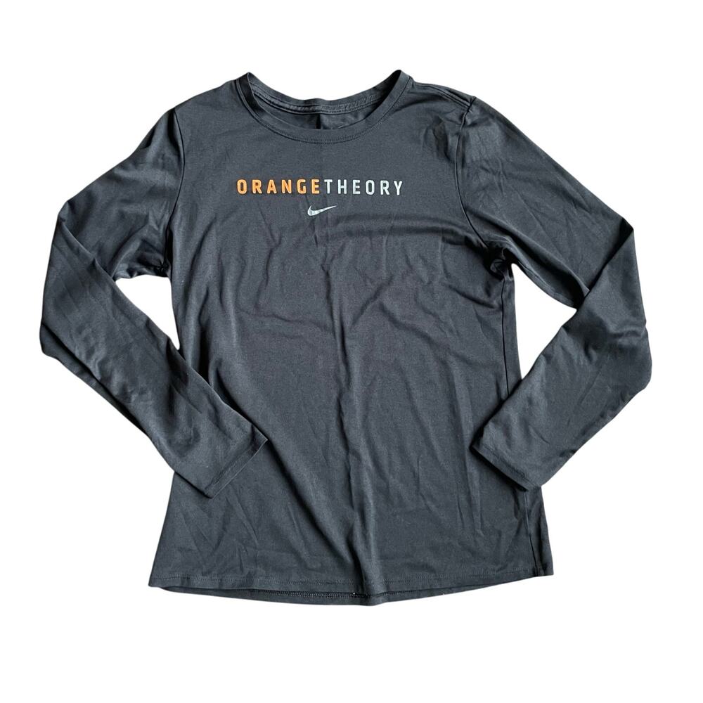 Orangetheory OTF Nike Long sleeve dri fit Shirt Small Black